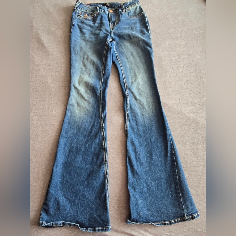 True Religion Joey Mid-Rise Flare Jean